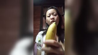 Chinese girl alone at home 33