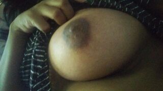 Indian Mallu Aunty Showing Her Boobs and Play Alone 53