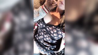 Katie Kitten Smoke and Pussy Show