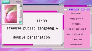 Audio SAMPLE: Freeuse Public Gangbang & Double Penetration