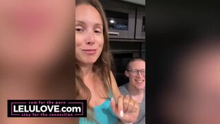 Babe thanking supporters for magic wand, foot fetish and big boobs flash, cumshot stuck b/t legs, new long nails - Lelu Love