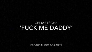 Fucking Myself For Daddy - Erotic Audio for Men