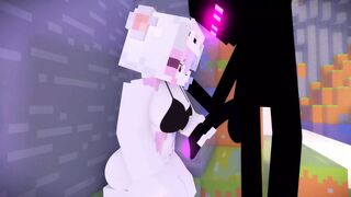 Minecraft porn Girl suck dick Enderman JENNY SEX MOD