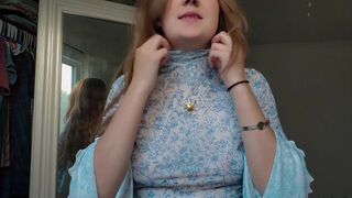 My cute PINK Nipples need sucked - TRANSPARENT Try On Haul - OF @sableheart