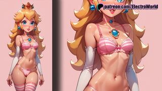 Princess Peach wants to help you with your sexual desires.